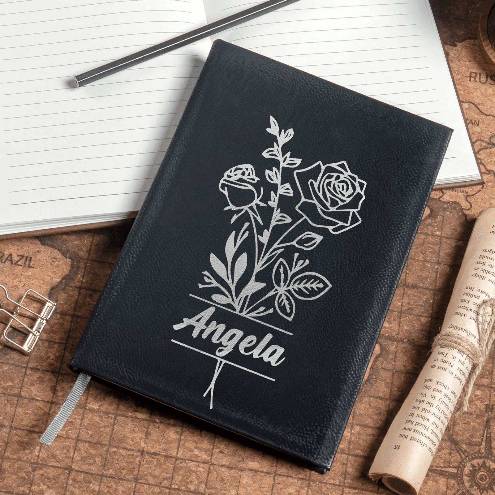 Laser marked luxury resort amenities