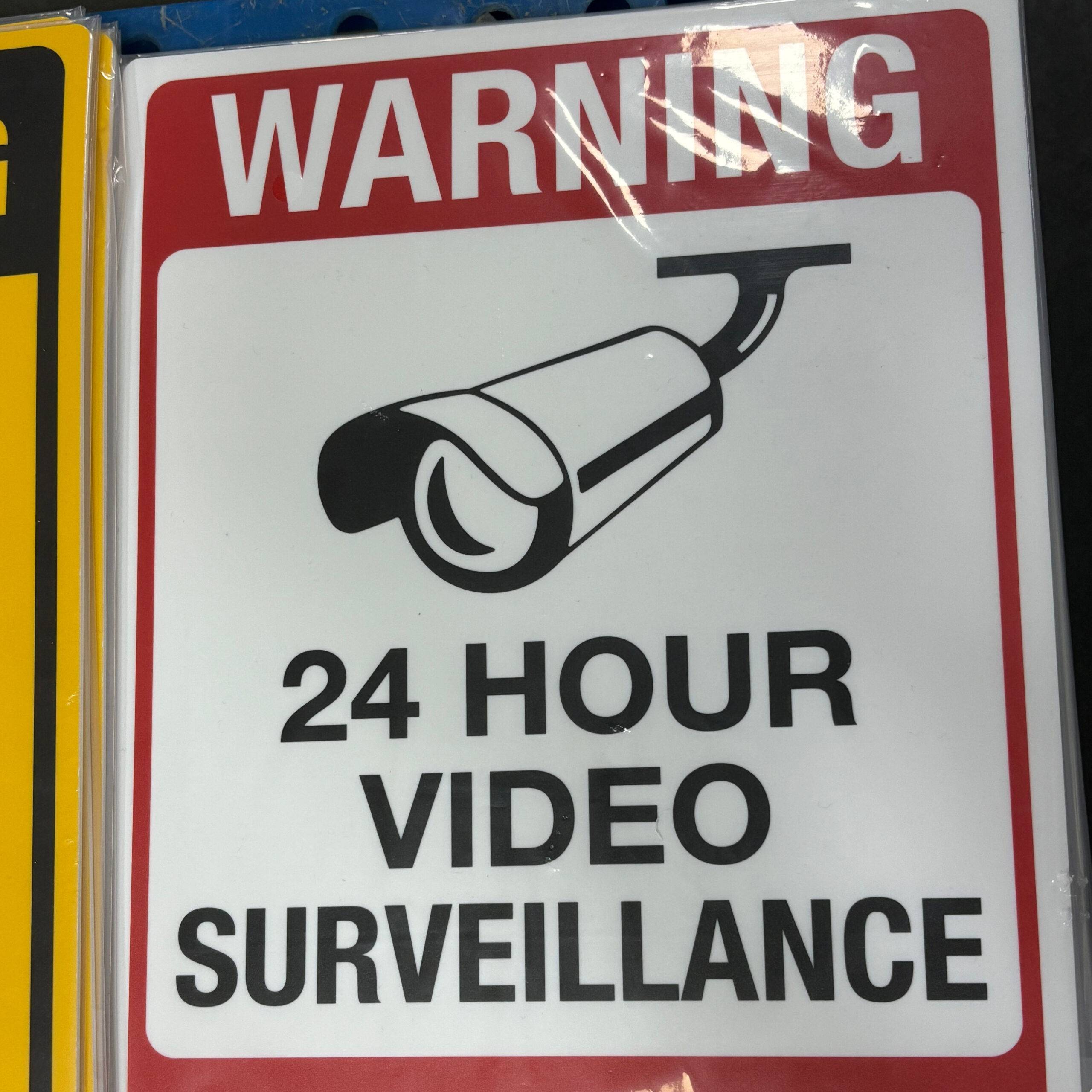 Industrial safety and warning signs